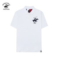 Beverly Hills Polo Club - Áo polo Ngắn tay Nam Regular Fit Trắng Trơn - BHPC PMRSS24TL008