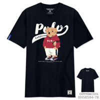 Beverly HILLS POLO CLUB Áo thun gấu cổ điển BNSB584XS-3XL