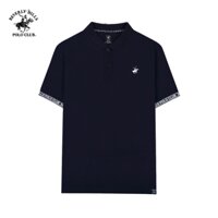 Beverly Hills Polo Club-Áo polo Ngắn tay Nam Regular Fit Navy Pha phối-PMRSW23TL004