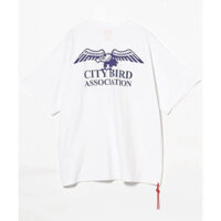 Bevns NHẬT BẢN 100% Cotton Cao Cấp In Hình Đại Bàng Áo Thun Nữ Tay Ngắn Cổ Tròn 11-08-1064 -458