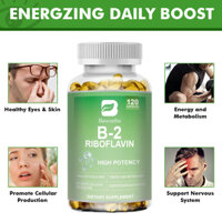 BEWORTHS Vitamin B2 Riboflavin Viên 300mg Cho Mắt & Da Khỏe Mạnh Thúc Đẩy Sản Xuất Tế Bào Năng Lượng Và Trao Đổi Chất Hỗ
