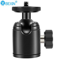 Bexin Hợp Kim Nhôm Mini Đầu Hình Cầu Tiện Lợi Xoay 360 Độ Chân Máy Video Toàn Cảnh Đầu Phụ Kiện Chụp Ảnh