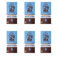 Beyond Good Chocolate Bars | 6 Pack Toasted Coconut Dark Chocolate | Organic, Direct Trade, Kosher, Single Origin Madagascar Chocolate