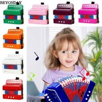 Beyonday Kids Baby Accordion, 7 phím 3 nút khí 7 phím 2 phím Bass cho trẻ mới biết đi Accordions, Đồ chơi giáo dục Mini ABS cầm tay chất lượng cao Hiệu suất sân khấu