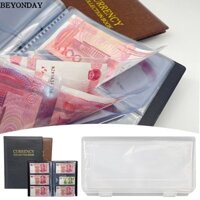 Beyonday Tiền giấy thế giới Bộ sưu tập tiền tệ, Bộ sưu tập tiền giấy tờ rời không thấm nước, Tiền giấy bằng da Bảo vệ Bộ sưu tập Album có thể tái sử dụng