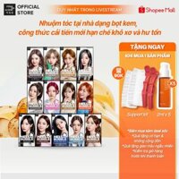 [BeyondK] Nhuộm tóc mise en scène Hello Bubble 100g công thức cải tiến, dạng bọt bền và lâu tan, tông màu xu hướng
