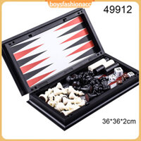 Bf 3 trong 1 Có Thể Gập Lại Từ Backgammon Checkers Cờ Vua Board Game Đồ Chơi Thông Minh