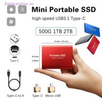 Bfvn 4TB / 2TB / 1TBGB Đĩa cứng di động Loại C USB3.1 SSD di động Ổ cứng thể rắn HOT