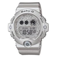 BG-6900SG-8DR | Đồng Hồ Nữ Casio Baby G | Dây Nhựa Màu Ghi | Chống Nước 200m