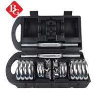 BG Bộ tạ tay kim loại 30KG cao cấp đa năng điều chỉnh mới nhất