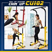 BG Bộ xà đơn, xà kép đa năng cao 1m9 cao cấp đa năng Gym, lượng Kéo lên tại nhà dụng cụ tập thể dục phòng gym hàng nhập khẩu - Bộ xà đơn - Đỏ