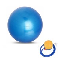 BG Bóng Tập Yoga, Bóng Yoga Tròn tặng bơm Mini 45cm - 55cm - 65cm - 75cm - 85cm Cỡ Đại Cao Cấp - Chính Hãng Hàng nhập khẩu - Xanh - 55 cm