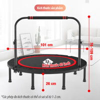 BG Sàn nhún 40 inch cao cấp loại có tay vịn Trampoline