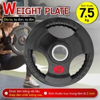 BG - Tạ miếng cao cấp bọc cao su non Thái Lan ( 50mm) 7,5KG , Tạ tay tác động nhiều lên cơ tay