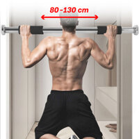 BG - thanh xà đơn gắn khung cửa 80-130cm Steel Pipe Pull Up Bar Doorway Chin Up Bar Horizontal Bar Home Gym maximum 150kg hàng nhập khẩu