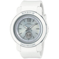 BGA-2900-7A | Đồng Hồ Casio | Baby-G | Dây Nhựa Màu Trắng | Pin Mặt Trời | Chống Nước 100M