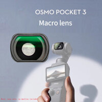Bgning Tương thích với DJI OSMO Pocket 3 10X Ống kính Macro 25-40mm Khoảng cách lấy nét Chụp côn trùng Hoa Macro Chụp ảnh Gimbal Phụ kiện máy ảnh