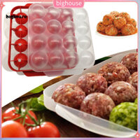 Bh 1 Bộ Khuôn Muỗng Thịt Viên Trong Suốt PP Chống Dính Tự Chế Nhồi Bông Thịt Viên Dụng Cụ Làm Bánh