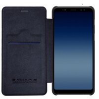 [BH 1 ĐỔI 1] Bao da Samsung Galaxy A6 2018 chính hãng Nillkin Qin có ngăn đựng thẻ mặt da tinh xảo