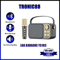 [BH 1 ĐỔI 1] Loa Bluetooth Karaoke YS105 Phong Cách RETRO Hình TiVi Siêu Cute Cực Nhỏ Gọn