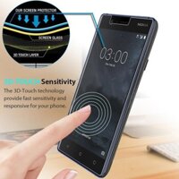 [BH 1 ĐỔI 1] Miếng dán kính cường lực HBO cho Nokia 3 (0,3mm, độ cứng 9H, chống trầy) - Hàng nhập khẩu