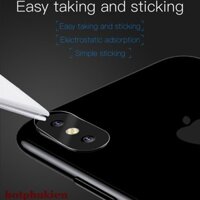 [BH 1 ĐỔI 1] Miếng dán kính cường lực camera iPhone X chính hãng Baseus