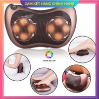 [BH 1 đổi 1]Gối massage hồng ngoại 8 bi, gối massage cổ vai gáy HIỆU QUẢ, AN TOÀN-HOME DECOR