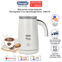 [BH 1 NĂM] Máy tạo bọt sữa cà phê cao cấp Delonghi Alicia EMF2.W -Tự động ngắt điện an toàn và tiết kiệm điện năng