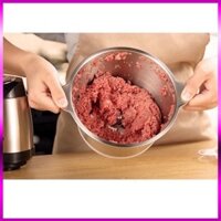 [BH 1 NĂM] Máy xay thịt, cối xay thực phẩm inox 304 dung tích 2l - Máy xay giò chả, sinh tố, xay thịt cá đa năng