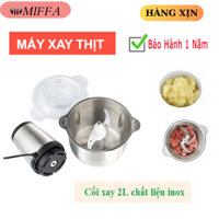 [BH 1 NĂM] Máy xay thịt đa năng - máy xay giò chả mini cầm tay - cối xay inox chính hãng MIFOFA_Shop