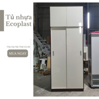 [BH 10 Năm] Tủ quần áo cánh lùa đa năng 2m6x1mx50 nhựa Ecoplast giá xưởng