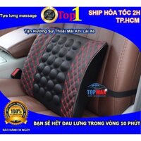 ⚡BH 100 NGÀY⚡Gối tựa lưng massage trên xe ô tô , xe hơi