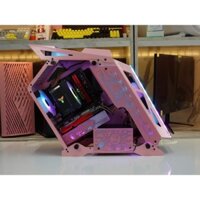[BH 12 THÁNG] Vỏ case máy tính ES1 Hồng/Trắng/Đen M- ATX, ITX