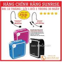 [BH 12 THÁNG]Loa máy trợ giảng không dây chính hãng sunrise SM-918 sóng UHF chống nhiễu chống hú tốt - sunrise sm918