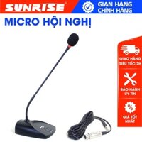 [BH 12 THÁNG]Micro hội nghị có dây Sunrise SM-350, Mic cổ ngỗng dùng tọa đàm họp trực tuyến sử dụng cho phòng họp