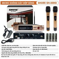 [BH 12 THÁNG]Micro không dây shure SH-300G hàng chuẩn cao cấp- shure SH300G