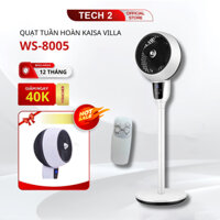 [BH 12m] Quạt Cây Tuần Hoàn Kaisa Villa WS-8005 Điều Khiển Từ Xa, Quạt Cây Xoay 90 Độ, 3 Chế Độ Gió