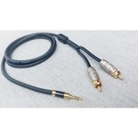 (BH 12th) Dây 3.5mm ra 2 đầu AV hoa sen. Dây 3.5 ly ra 2 AV, dây tự làm thủ công với chất lượng hoàn thiện cao - Sommer