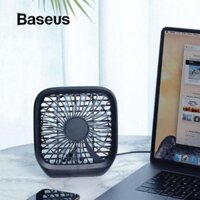 [BH 12THÁNG] Quạt mini Baseus để bàn hoặc gắn ghế sau ô tô Baseus với 3 tốc độ làm mát sử dụng nguồn USB