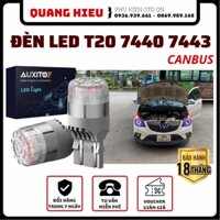 (Bh 18th) Đèn Led T20 màu đỏ 7440 7443 canbus, 2 chế độ phanh, daylight, đèn ban ngày xe Vinfast Fadil