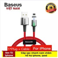 [BH 18THÁNG] Cáp sạc từ tính Baseus chuẩn Lingtningcho các dòng máy hỗ trợ sạc nhanh (Sync Data & Quick Charge 3.0)