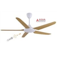 (BH 24 THÁNG LỖI ĐỔI MỚI) QUẠT TRẦN ASIA CAO CẤP QT05-G-01 - GỖ PHONG CÁCH