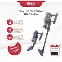 (Bh 24 tháng) Máy Hút Bụi Cầm Tay SEKA SK-09Max Công Suất 2000W Lực Hút Cực Mạnh Làm Sạch Dễ Dàng