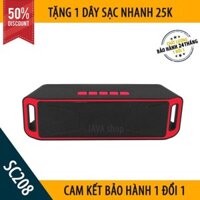 [BH 24 Tháng]  -Tặng Dây Sạc Nhanh 25K - LOA BLUETOOTH MINI STEREO SC208  - Tặng Dây Sạc Nhanh 25K  - JAVA Shop