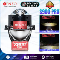 [BH 24THÁNG] Kenzo S900 Pro Đèn Bi Cầu Led Laser 100W, Lắp Ô Tô,Xe Máy Tản Nhiệt 3 Lớp Chiếu Xa1200m