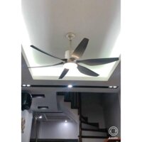 BH 5 năm nguyên nhân DC 6 cấp độ quạt trần trên nhà đèn sải cánh 1,4m, LED 3 as, đảo chiều hút ẩm, chỉ đạo không chạm GR