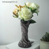 Bh Bình hoa khô Trang trí Cây thân cây Nội thất Bình hoa độc đáo Thích hợp cho văn phòng tại nhà Phòng khách MT