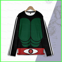 Bh1 Mặt nạ Kamen Rider Anime Áo Khoác Cho Trẻ Em Người Lớn Dài Tay Unisex Cosplay Top Áo Chui Đầu Thời Trang Oversize H