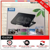 [BH12TH] ⚡ Quạt tản nhiệt Laptop N99 thích hợp laptop 15.6 và 17 in 2 quạt Có LED (FREE SHIP ĐƠN TỪ 50K )