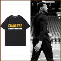 Bh2 NBA Cleveland Cavaliers Donovan Mitchell số 45 Áo thun bóng rổ tee HB2